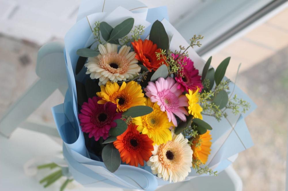 Букет цветов из: Герберы в Сколково