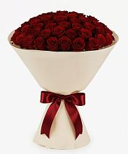 Букет 101 Бордовая роза Блэк Бакарра в Сколково