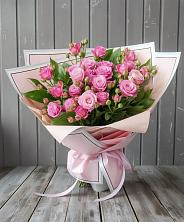 Букет Розовый кустик в Сколково