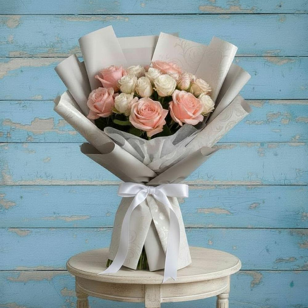 Букет цветов из: Розы в Сколково