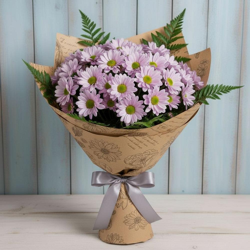 Букет цветов из: Хризантемы в Сколково