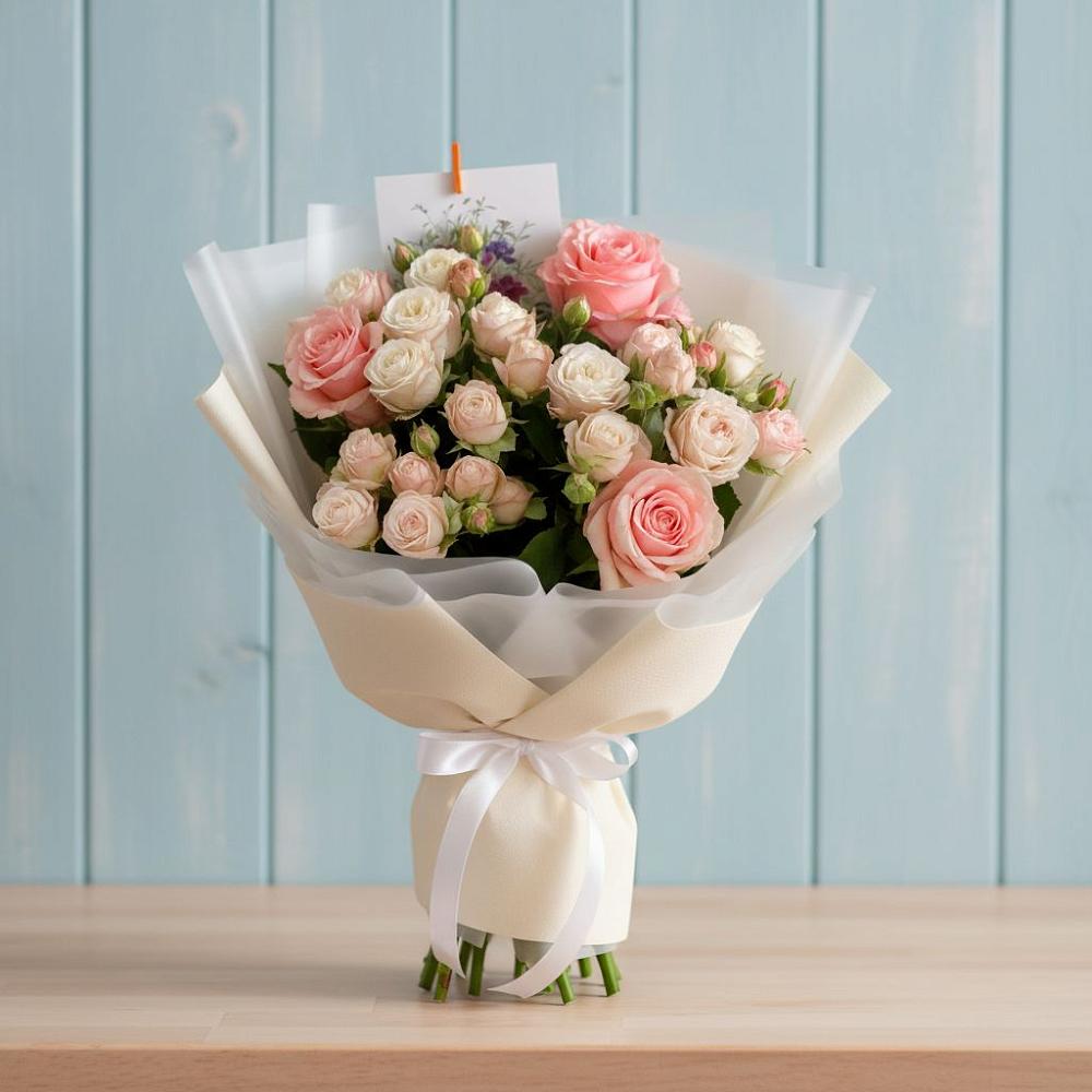 Букет цветов из: Розы в Сколково