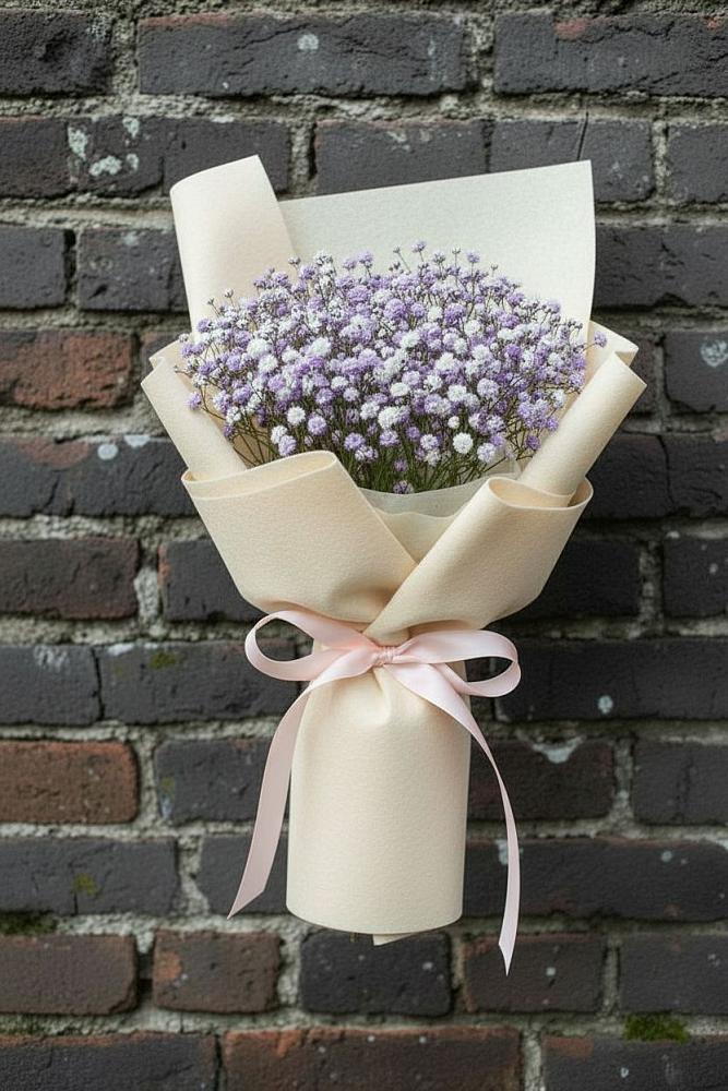 Букет цветов из: Гипсофила в Сколково