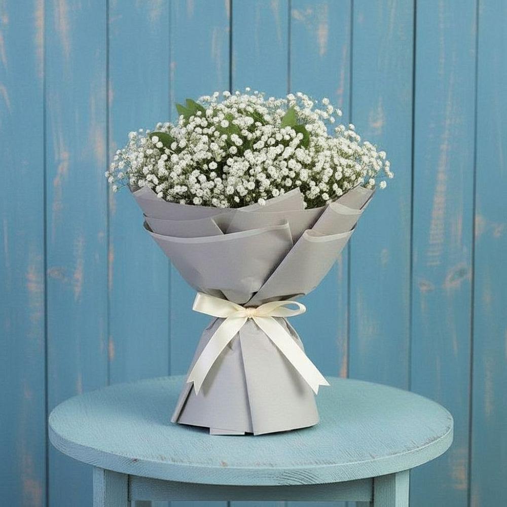 Букет цветов из: Гипсофила в Сколково