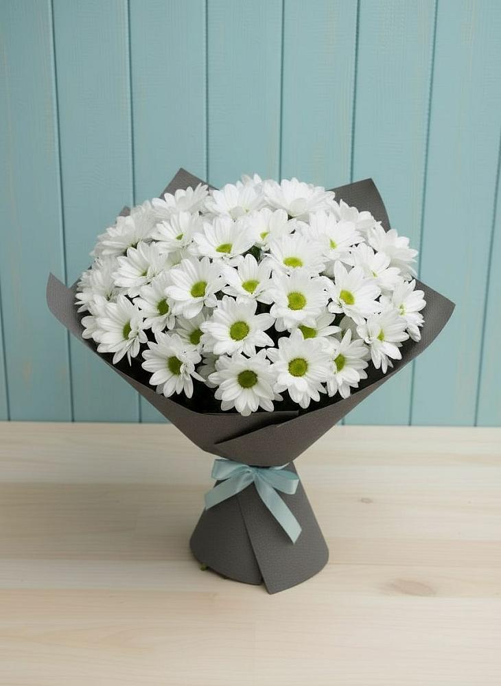 Букет цветов из: Хризантемы в Сколково