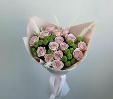 Букет цветов из:  Розы и Хризантемы в Сколково