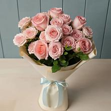 Букет Розовый шарм в Сколково