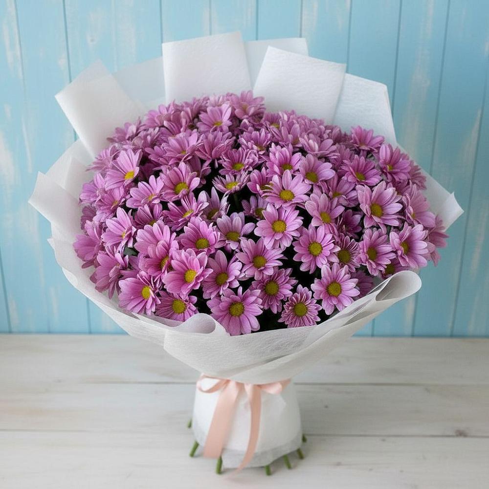 Букет цветов из: Хризантемы в Сколково