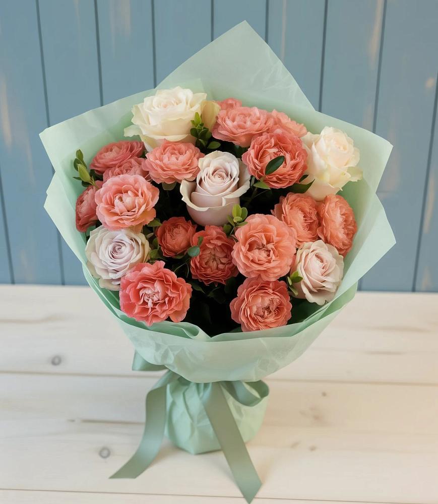 Букет цветов из: Розы в Сколково