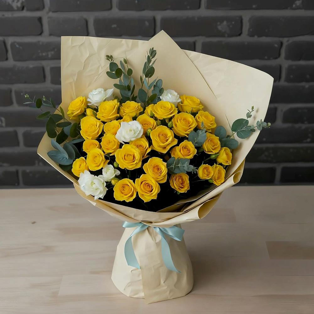 Букет цветов из: Розы в Сколково