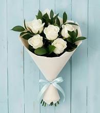 Букет цветов из:  Розы в Сколково