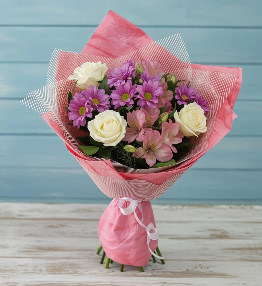 Букет цветов из: Герберы в Сколково