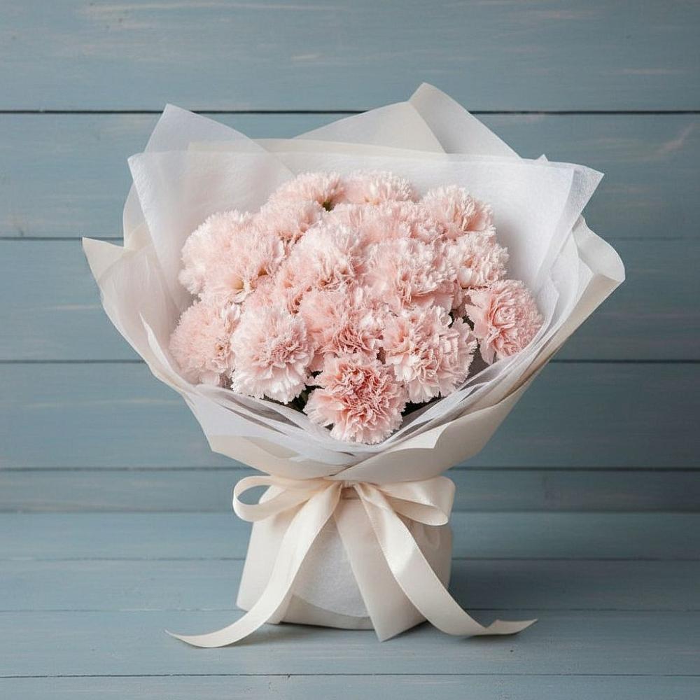 Букет цветов из: Гвоздики в Сколково