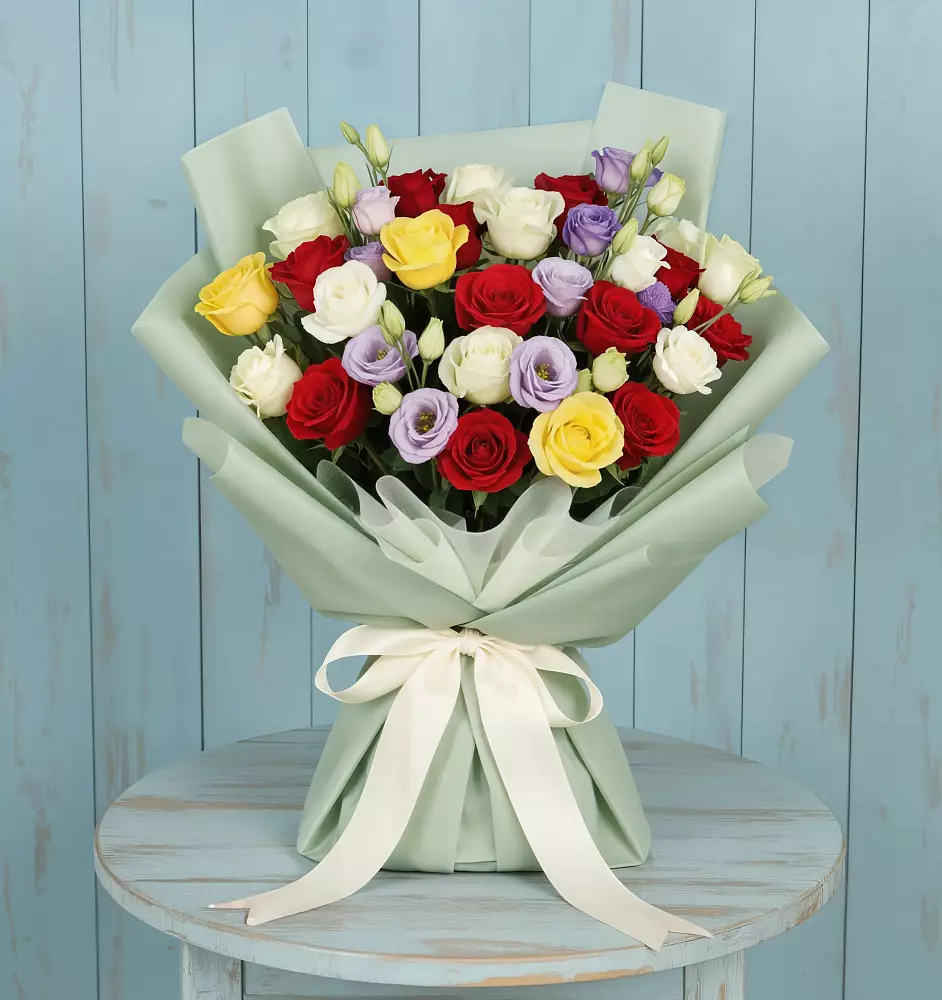 Букет цветов из: Розы в Сколково