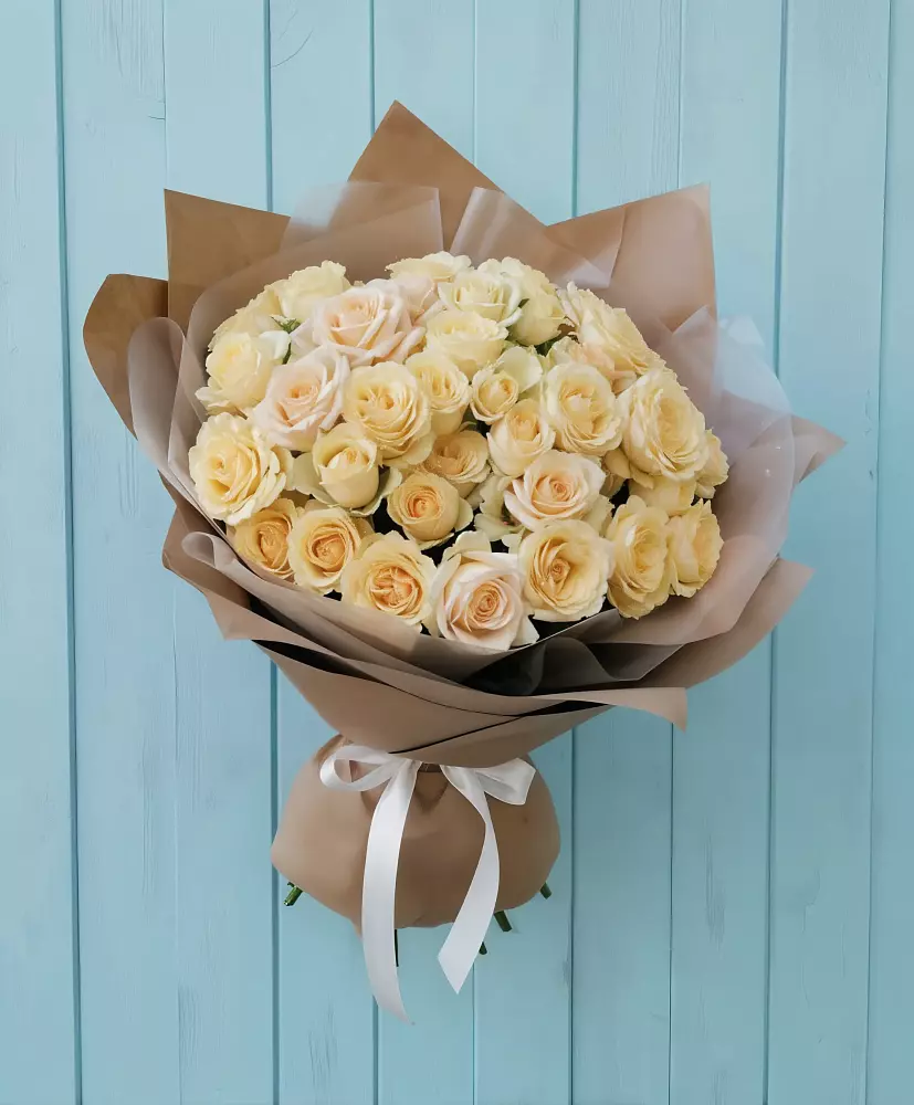 Букет Кремовое облако в Сколково