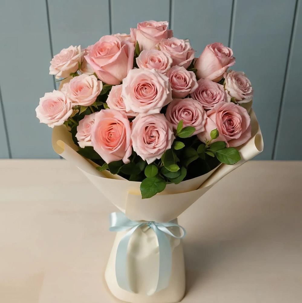 Букет Розовый шарм в Сколково